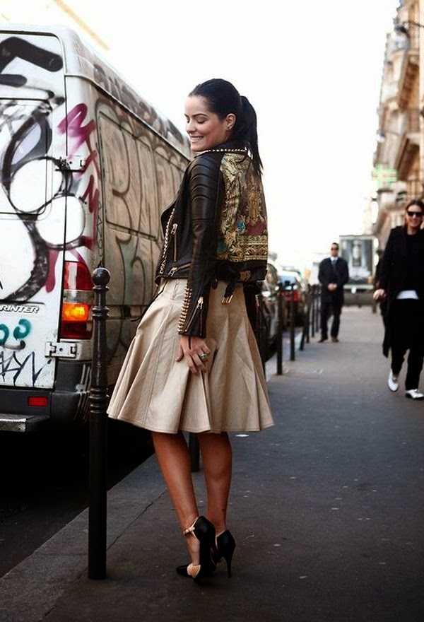 Looks con chaquetas de cuero Looks con chaquetas de cuero