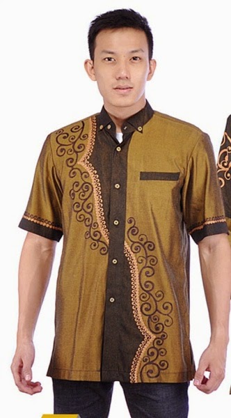 Kemeja muslim pria lengan pendek elegan Kemeja muslim pria lengan pendek elegan