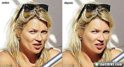photoshop fails before and after. It's only when you see the before and after that you see the extent they 