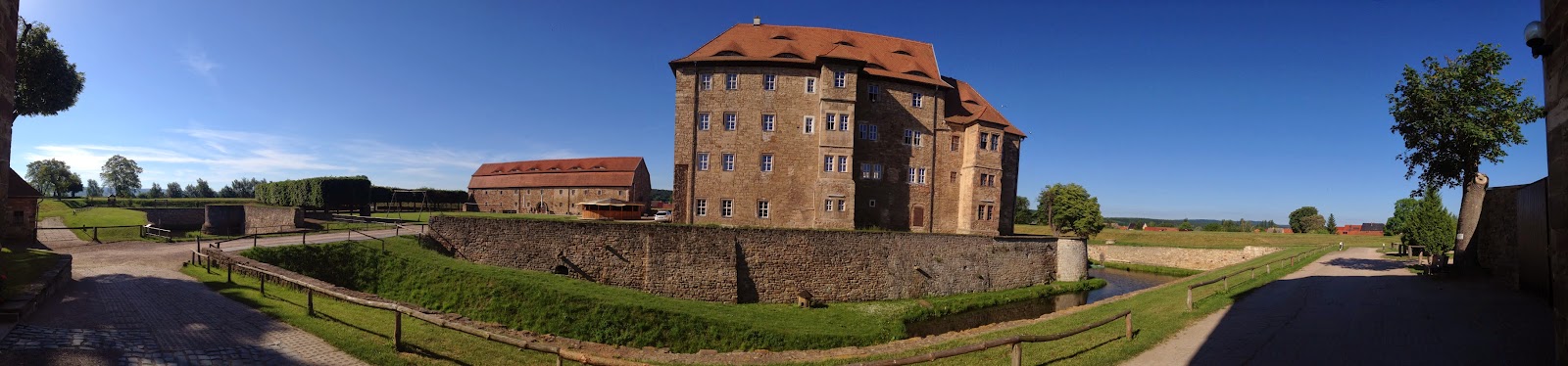 Panoramablick vom Burggraben Panoramablick vom Burggraben