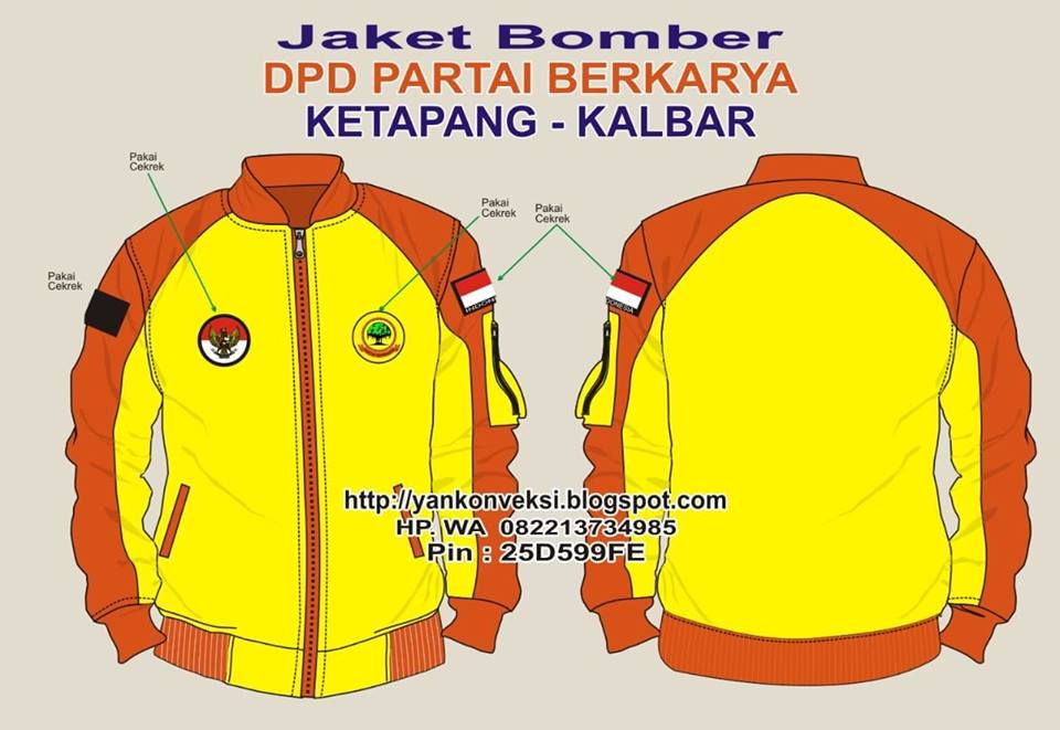 JAKET BOMBER PARTAI BERKARYA