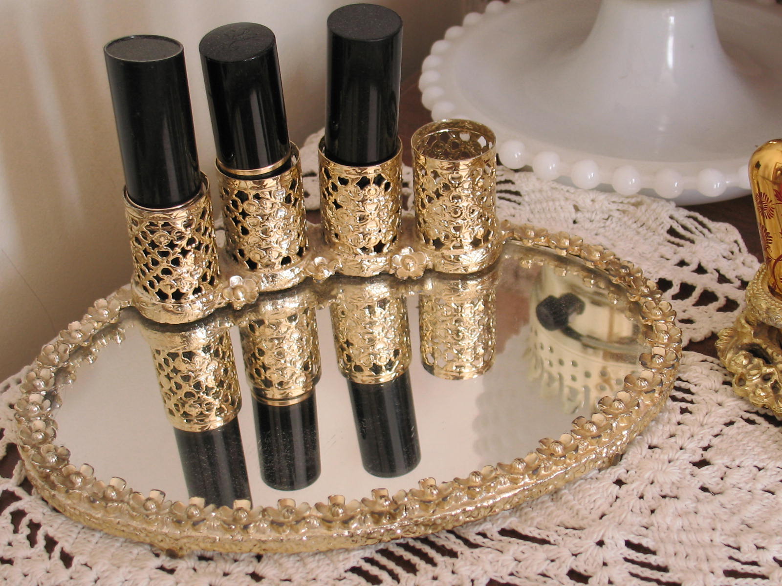 Bobbins and Bombshells My Vintage Vanity Lipstick Holders