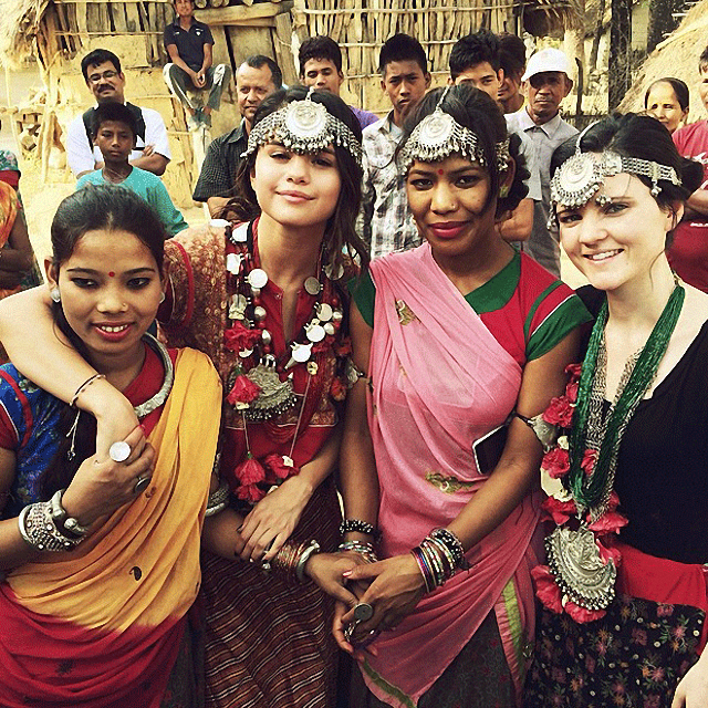 Selena Gómez visita Nepal como embajadora de UNICEF Selena Gómez visita Nepal como embajadora de UNICEF