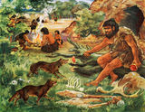 lobo no seio de um grupo humano lobo no seio de um grupo humano