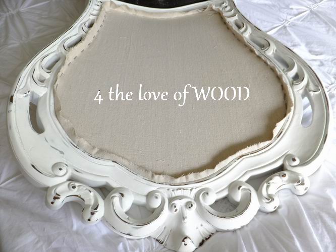 4 the love of wood HOW TO UPHOLSTER AN OPEN CHAIR BACK step two