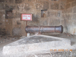 Canon at  Pratapgad  Fort.