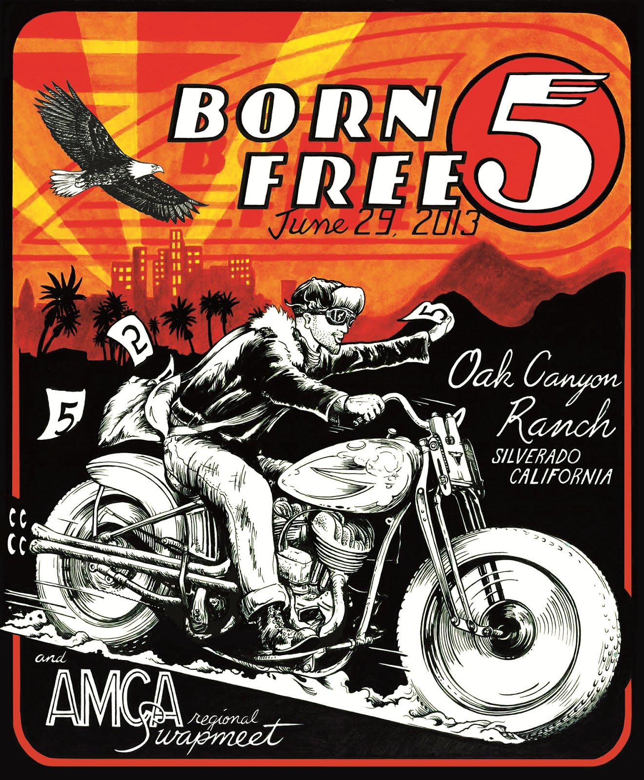 born free 5 flyer winner is born free motorcycle show born free flyer