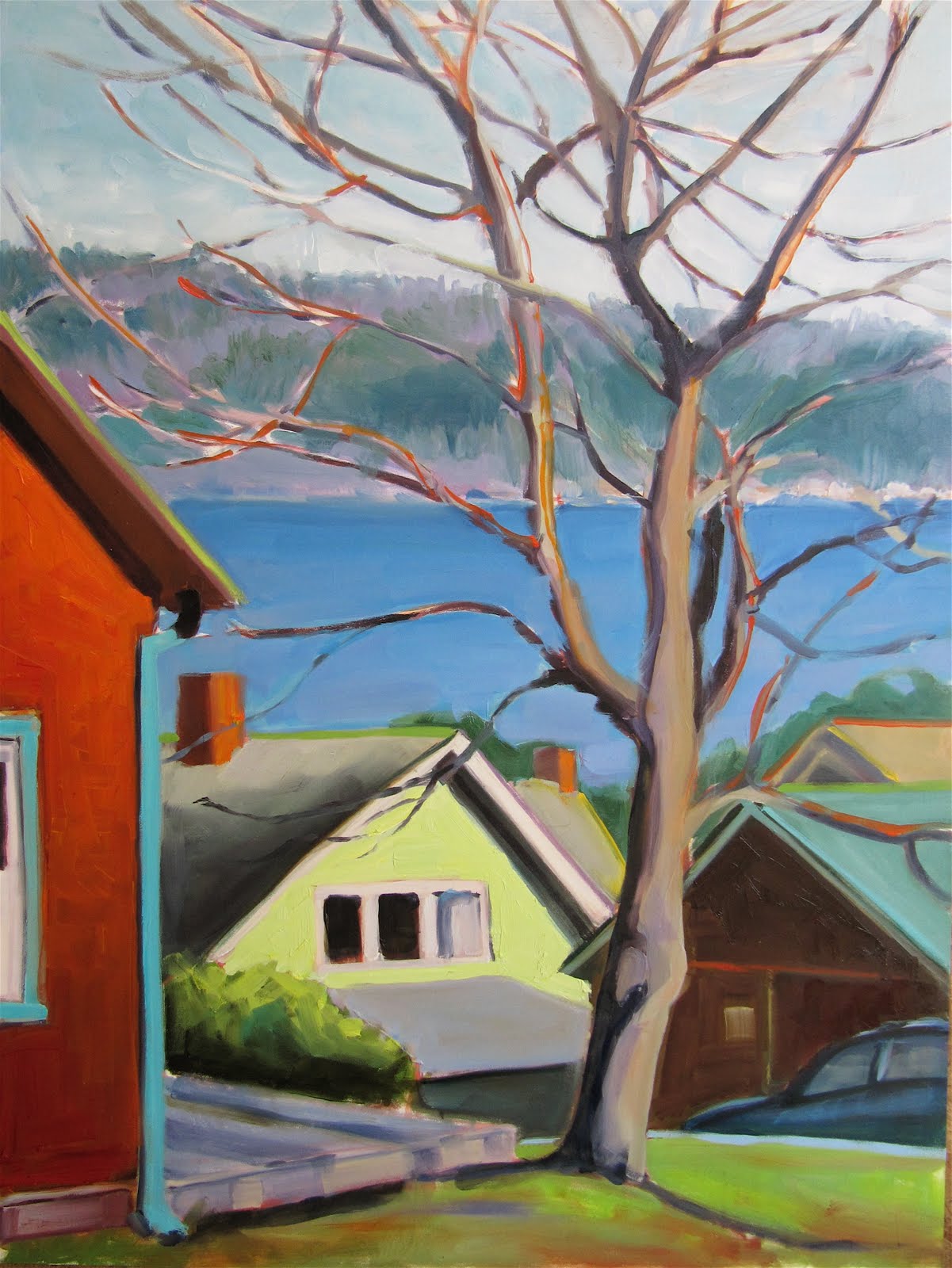 A Ray a Day Daily paintings by Phyllis Ray 129 "Another Langley