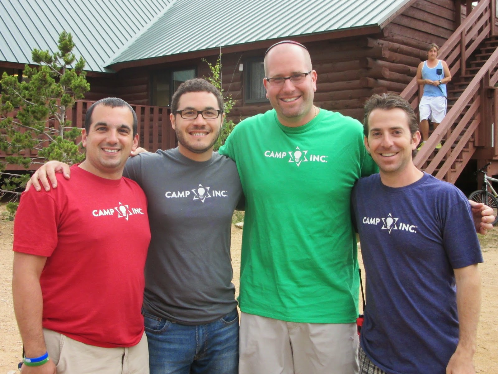 Rabbi Jason Miller with the leadership team of Camp Inc. (Dan Baer, Jonathan Lev and Josh Pierce) Rabbi Jason Miller with the leadership team of Camp Inc. (Dan Baer, Jonathan Lev and Josh Pierce)