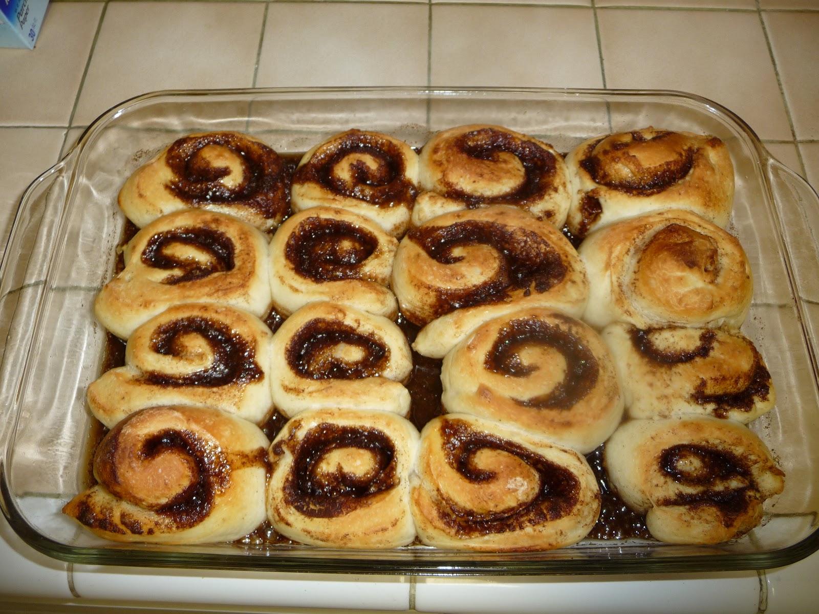 Cooking with the Clouds Rhodes Cinnamon Rolls