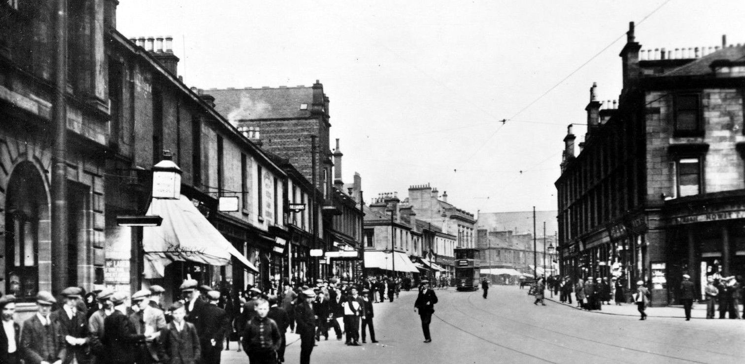 Tour Scotland Photographs Old Photographs Main Street Coatbridge Scotland