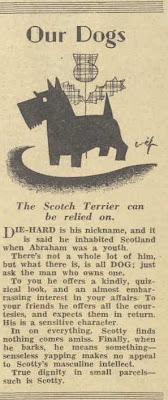 Scottie Dogs, From the Australian Women's Weekly, June 1933 Scottie Dogs, From the Australian Women's Weekly, June 1933