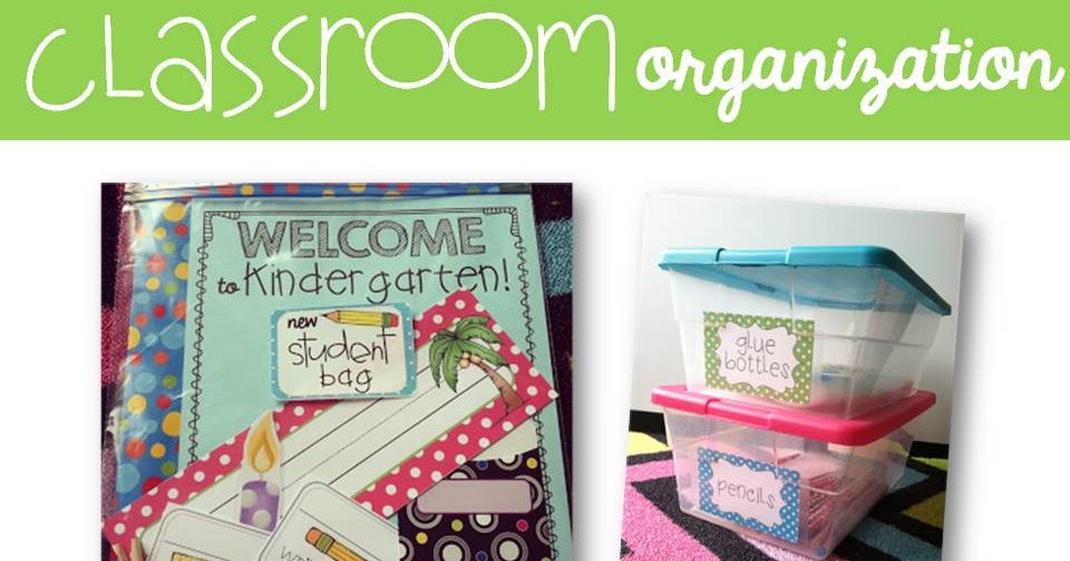 How Do You Stay Organized? {linky party} Miss Kindergarten