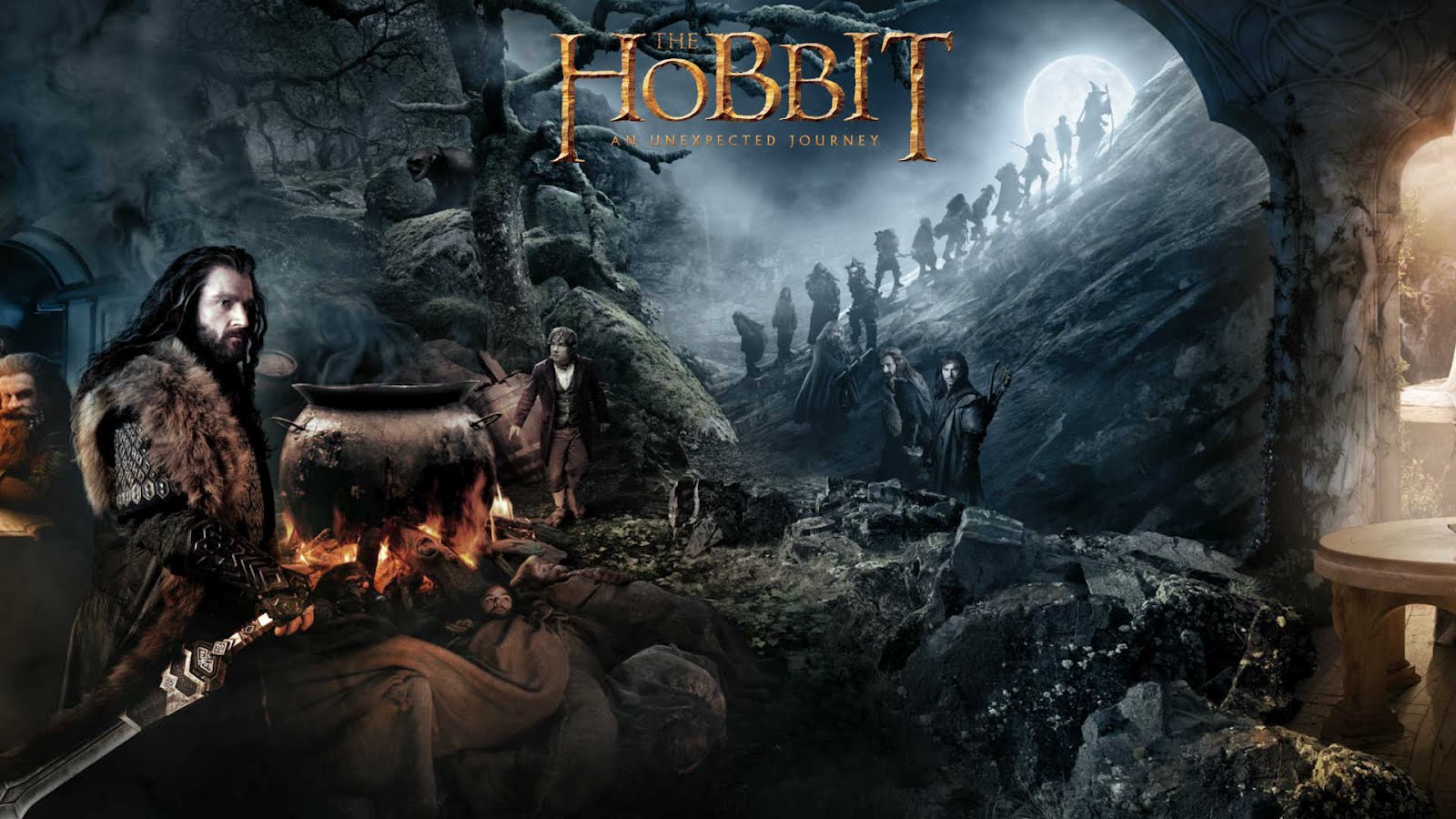 Разное the hobbit 1366x768. Картинки Фото Рисунки HD Wallpapers.