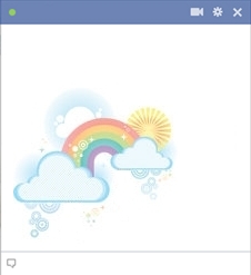 Facebook Rainbow Emoticon