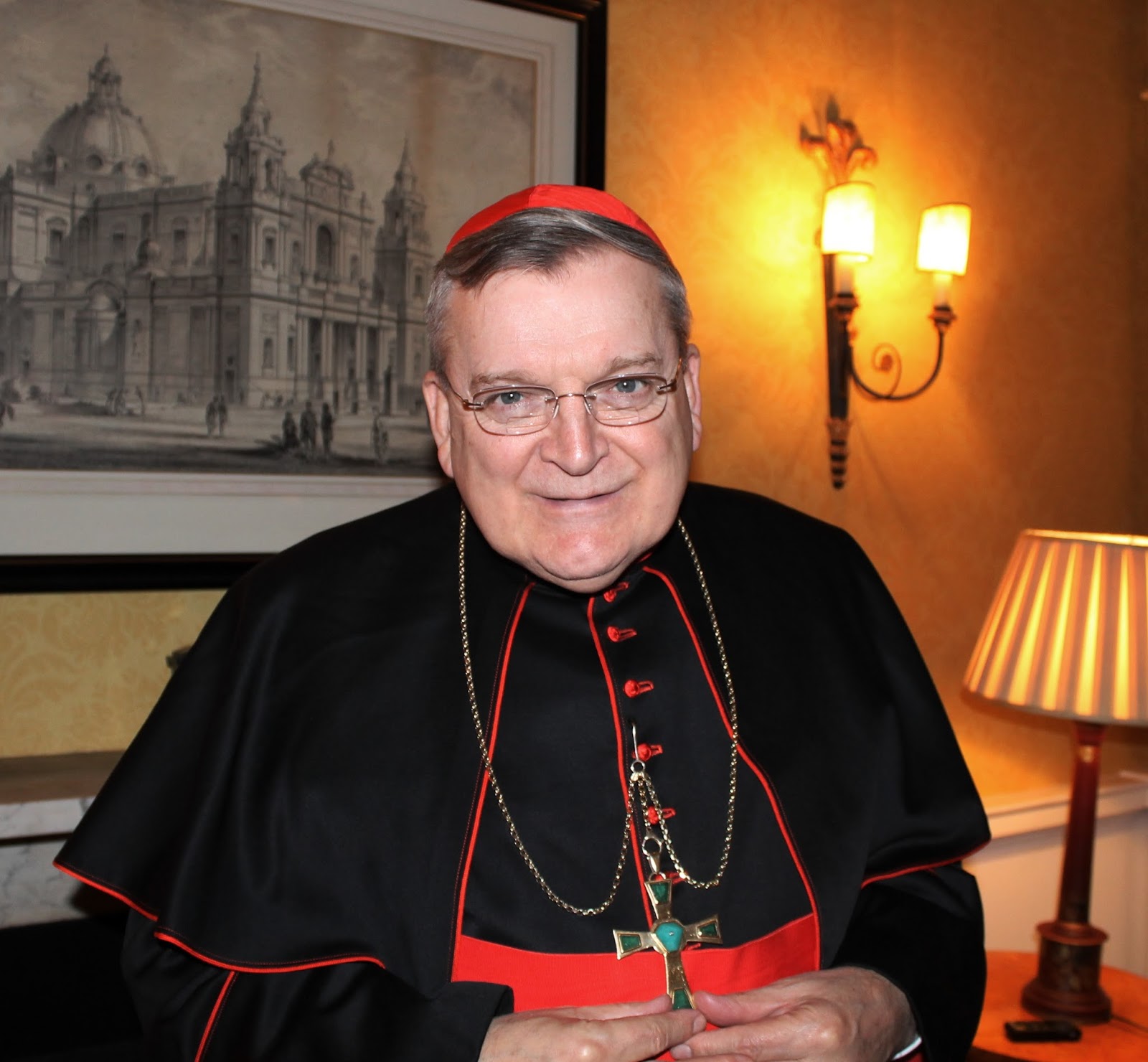 LMS Chairman Visit of Cardinal Burke
