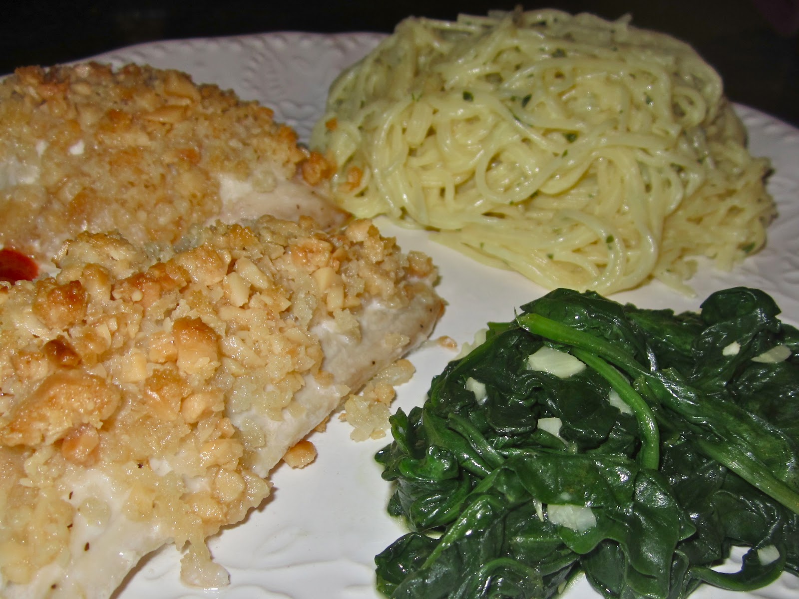 cook a mama Panko Macadamia Nut Crusted Mahi Mahi