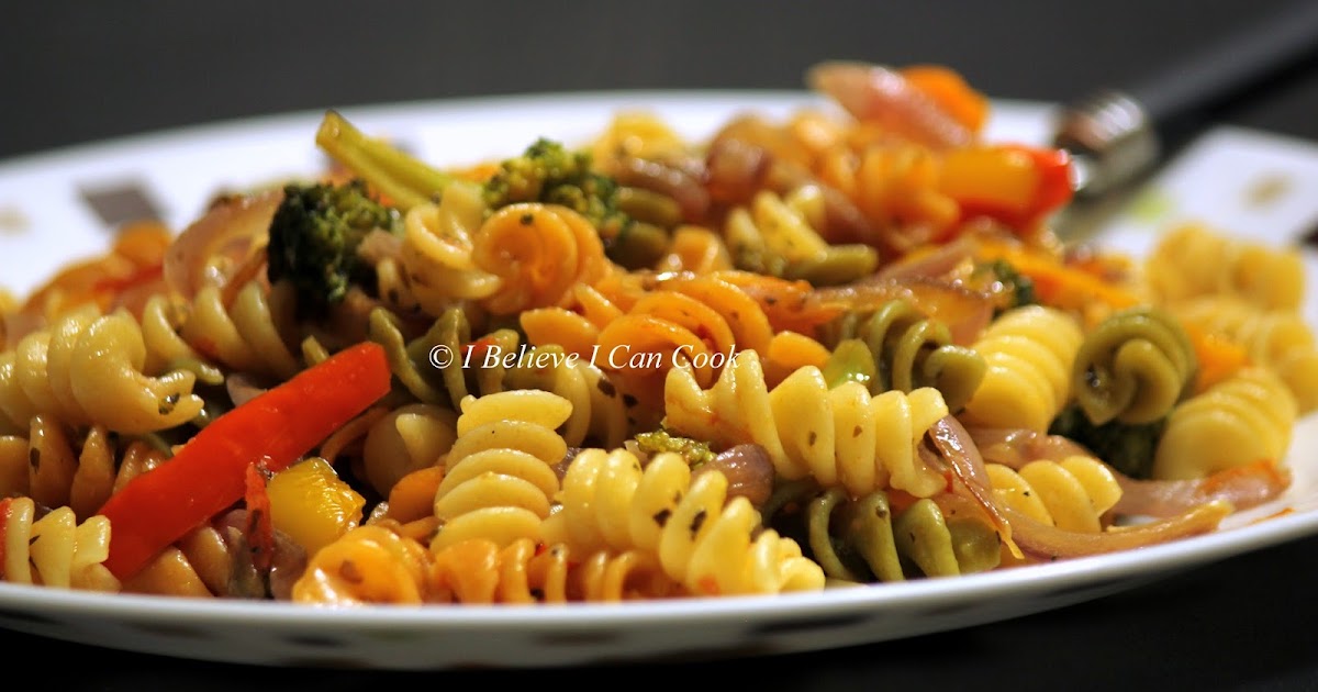 I Believe I Can Cook Vegetable Rotini Pasta