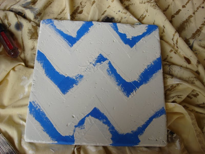 jandjhome Zig Zag Painting Pinboard