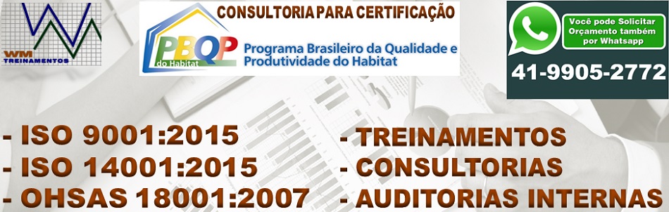 Curso ISO 9001:2015 Curitiba