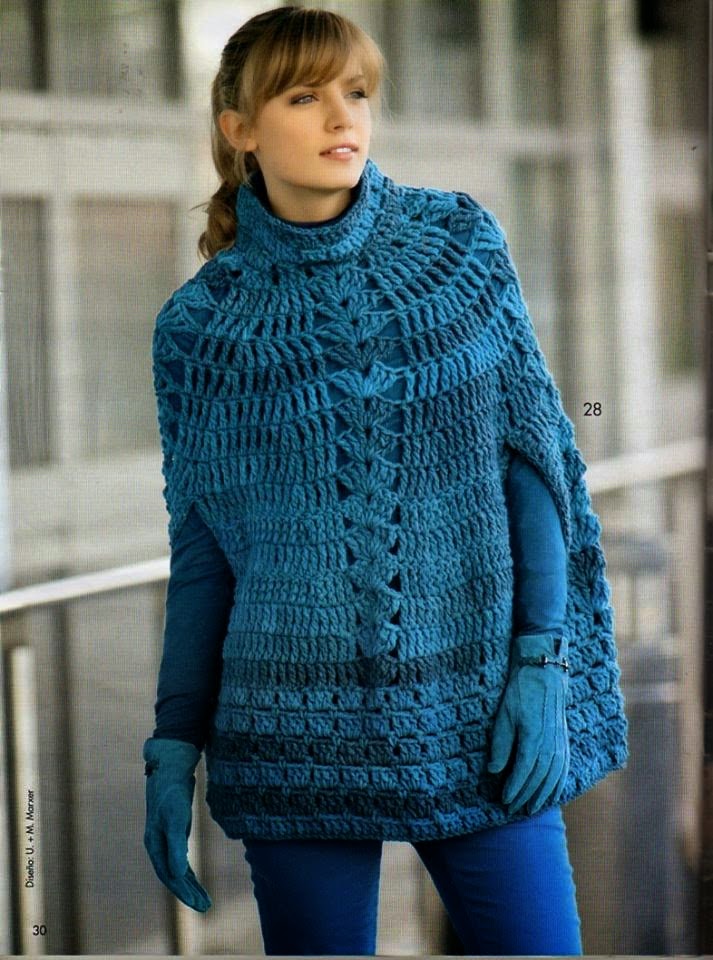 Crochet Patterns to Try: Crochet Stunning Fall Cape - FREE Crochet ...