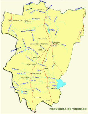 Tucumán Mapa Imagen