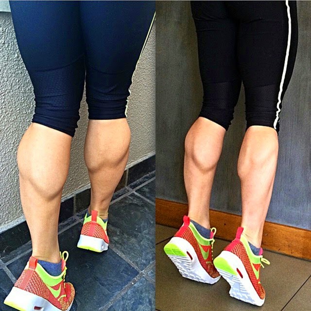 Her Calves Muscle Legs Big Shapely Female Calves