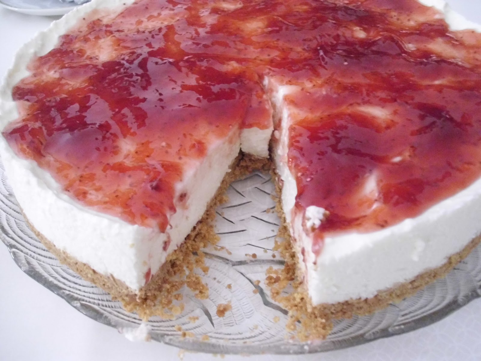 As Receitas da Tia Gui CHEESECAKE (TARTE DE QUEIJO)