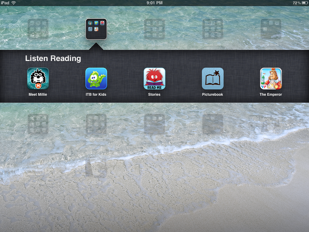 Follow First Grade "Daily 5" Listen to Reading Apps on the iPad