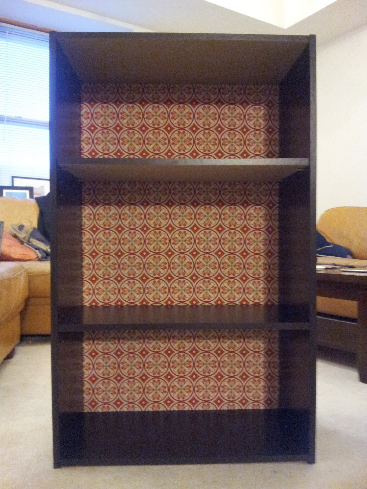Keeping it Pinteresting The Fabric Backed Bookcase