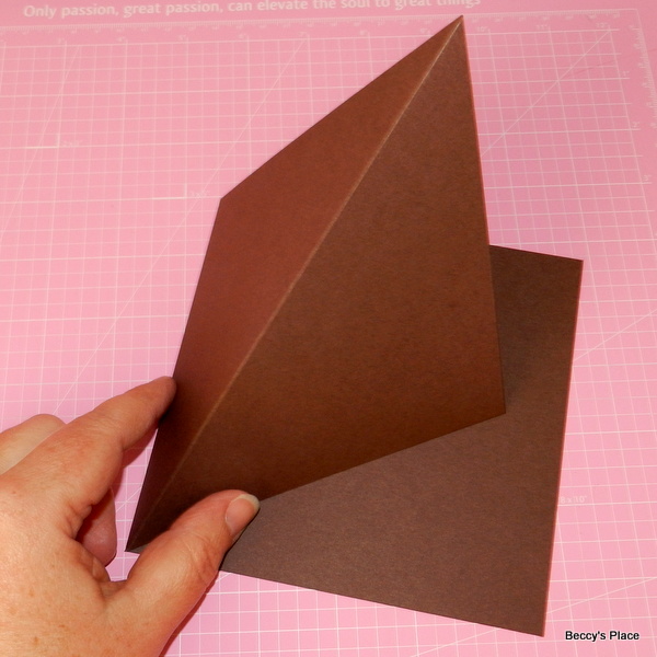 Beccy's Place Tutorial Twisted Easel Card