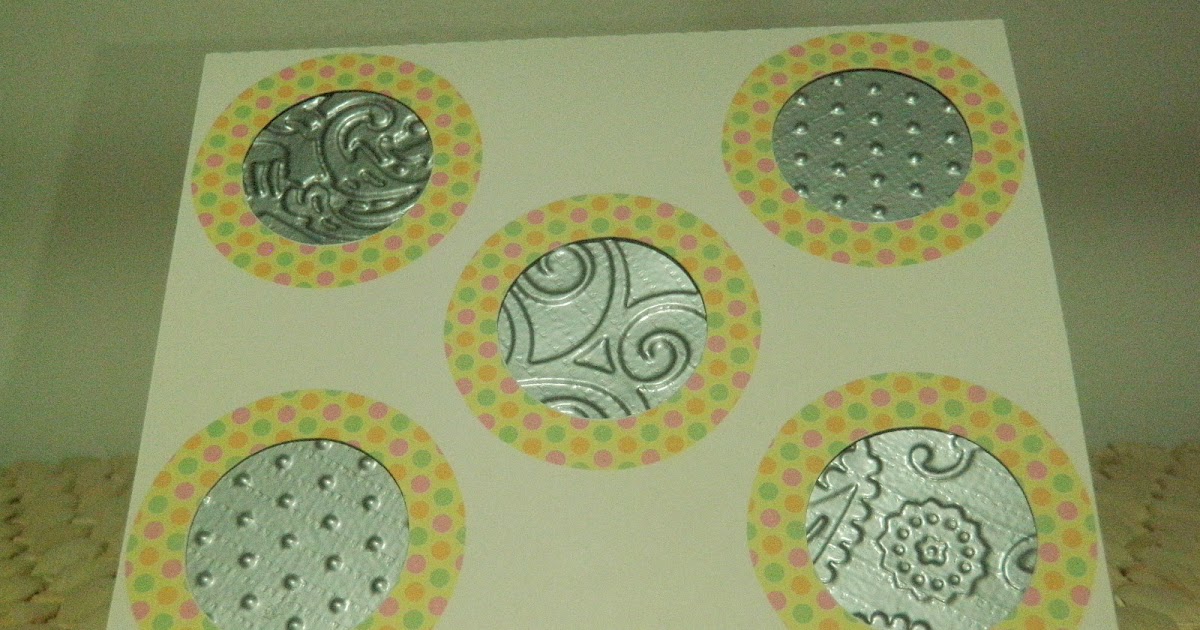 Crafting The Frugal Way Embossed Duct Tape Circle Card