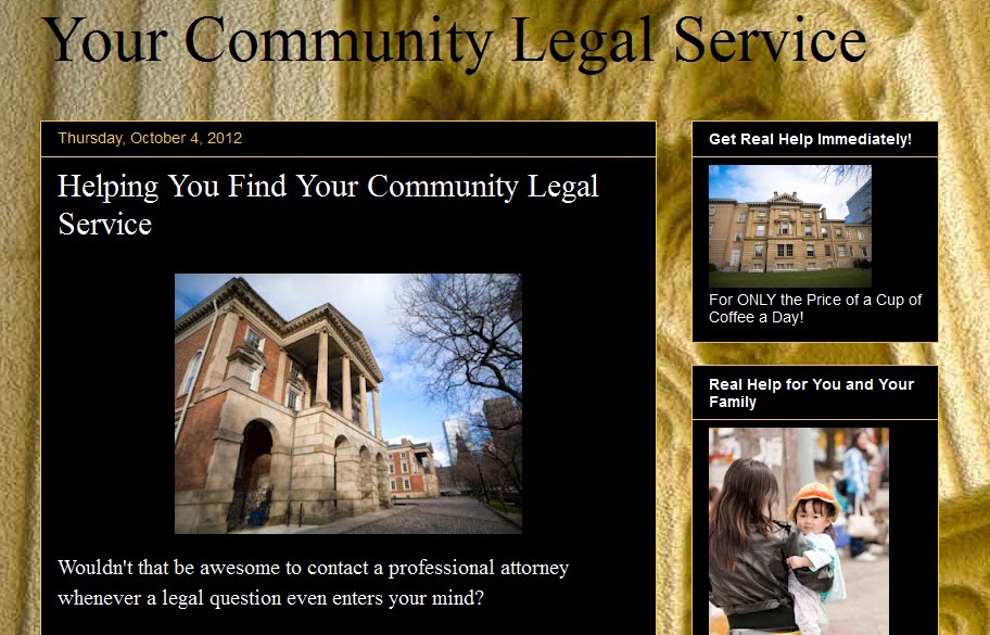 Helping you find your Community Legal Service