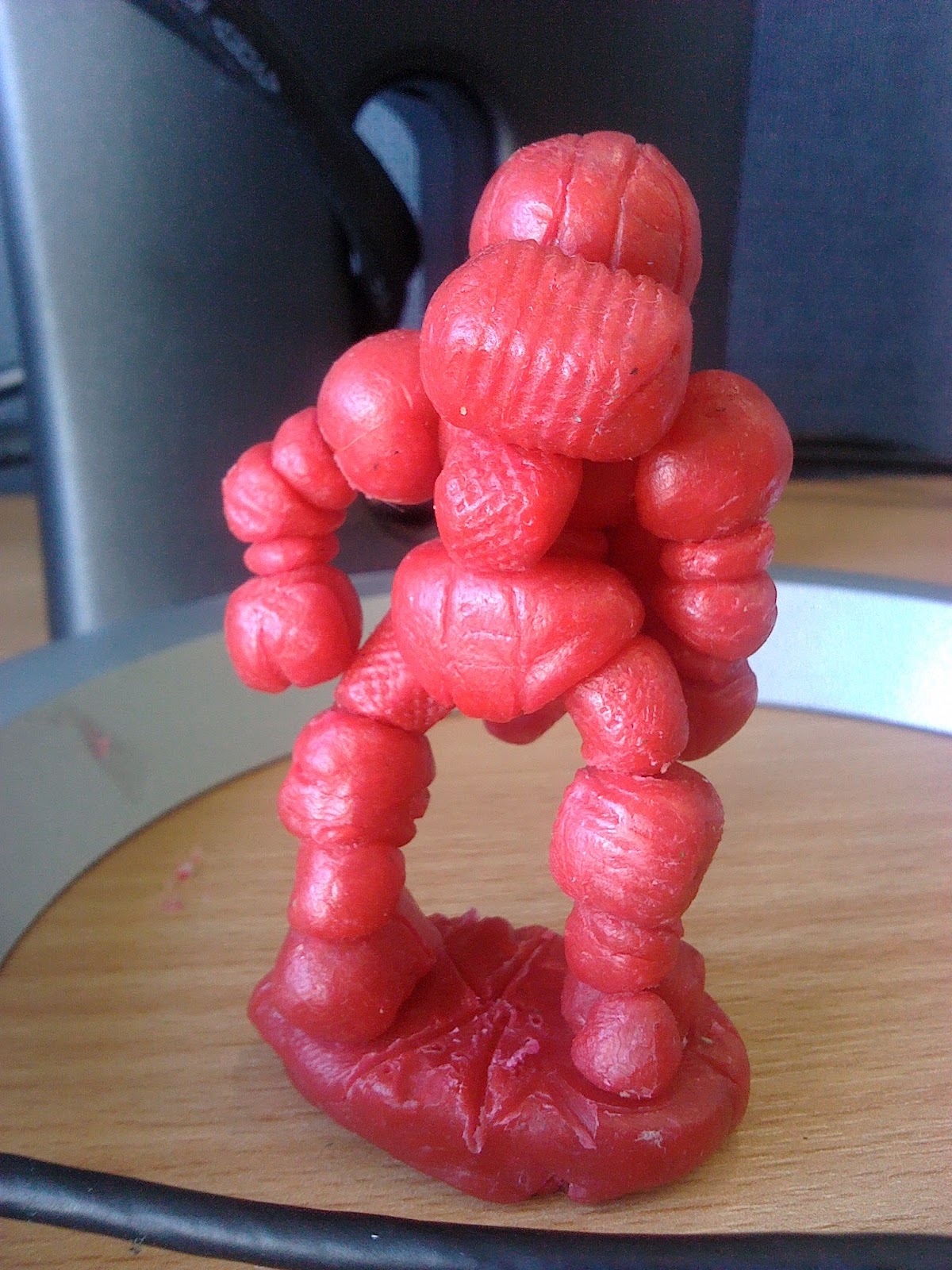 BigManToys Sculpting with wax (from a Babybel!) who'da known?