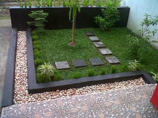 Contoh desain taman minimalis