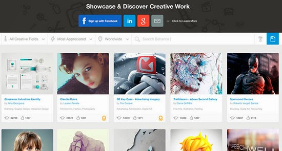 Behance Flat Behance Flat