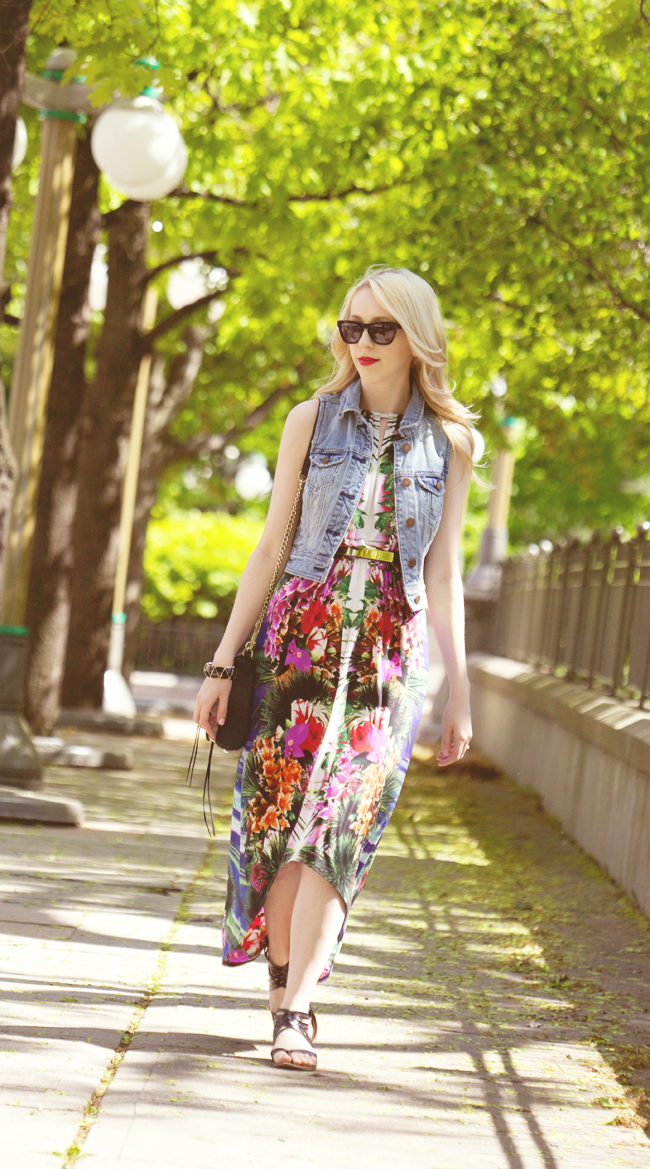 london times tropical high-low dress savvy summer