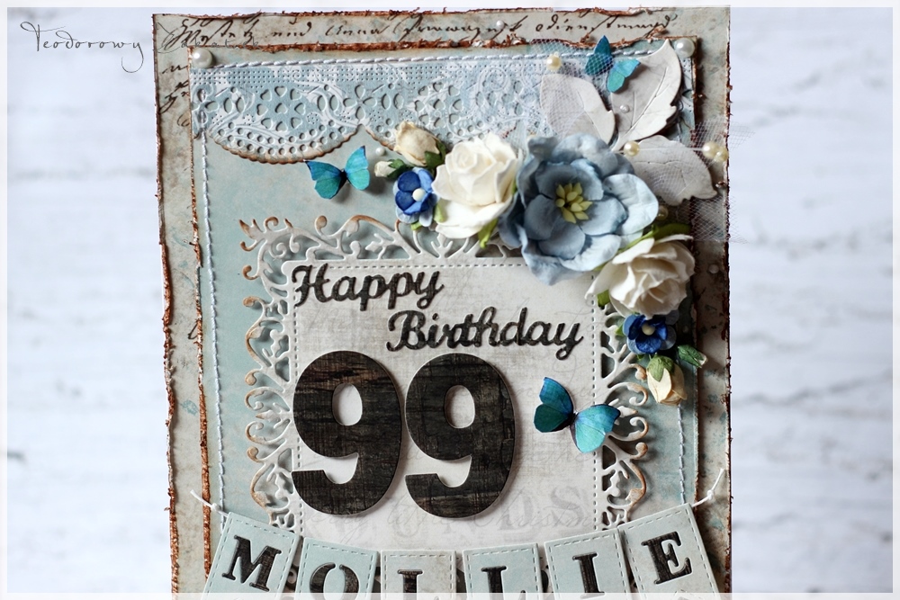 Riddersholm Design: Birthday card for 99 birthday