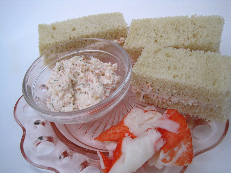 Tea With Friends Tea Sandwich Saturday 43 Dill & Crab Salad