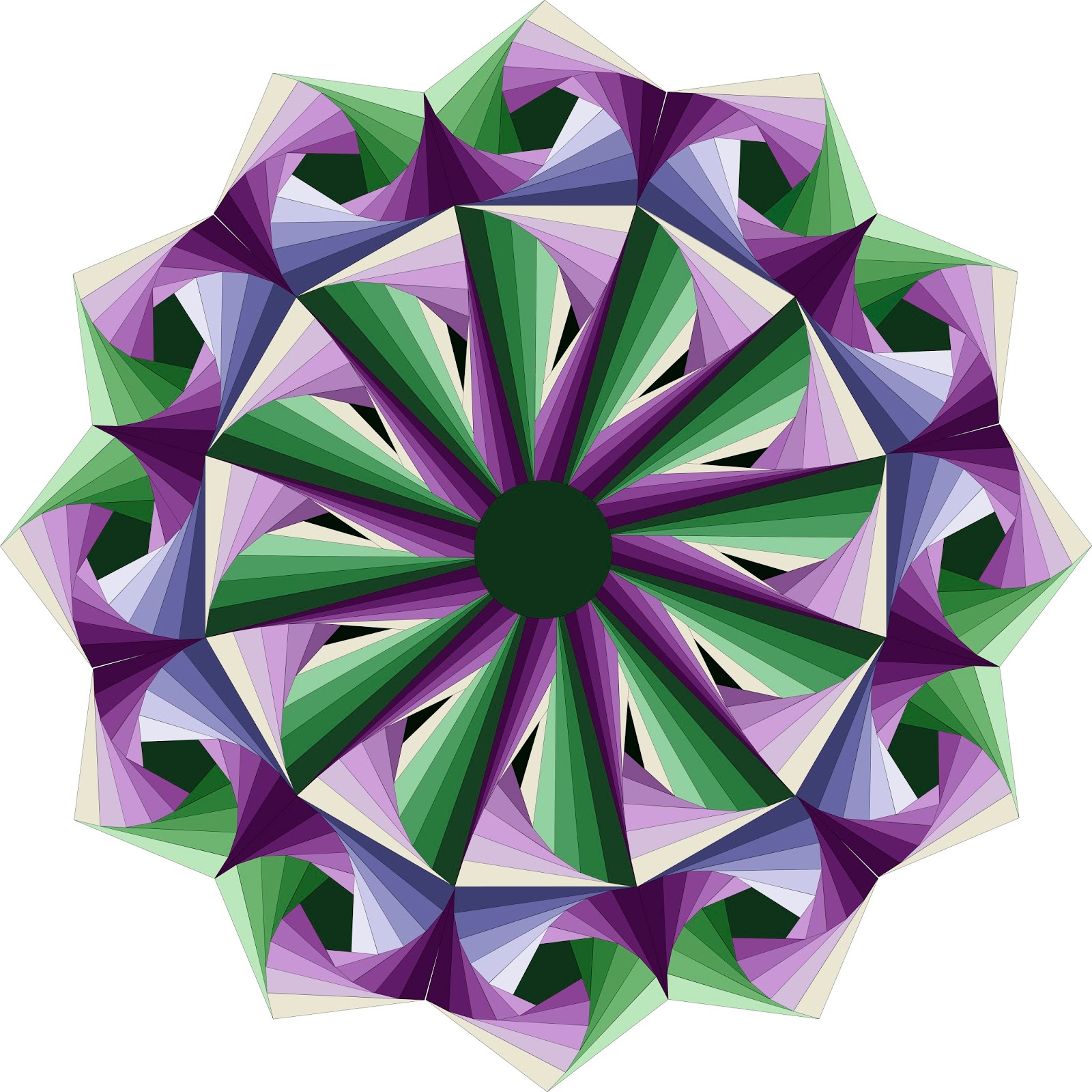 Quilting Solutions Spiral Quilt Part III