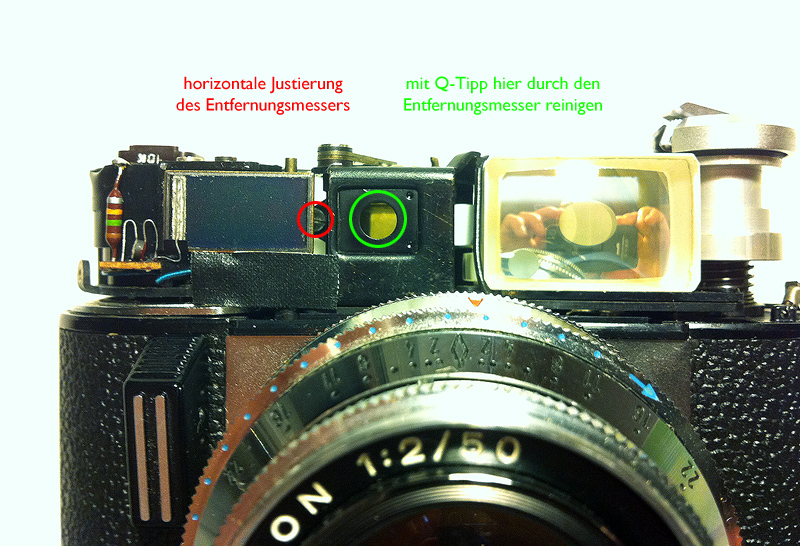 Entfernungsmesser Mit Sucher : Alte kameras und mehr voigtländer vitomatic iiib sucher