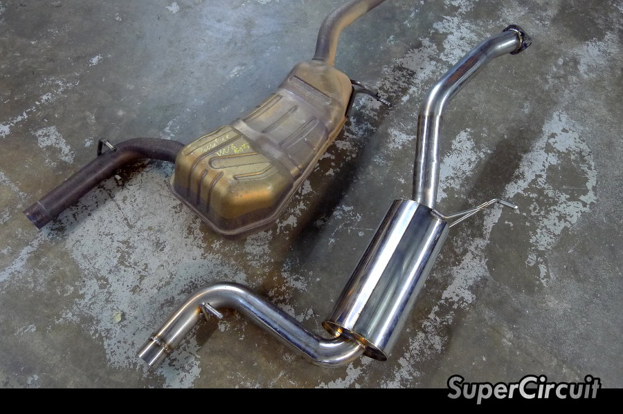SUPERCIRCUIT Exhaust Pro Shop VW Passat CC Full Exhaust Customization