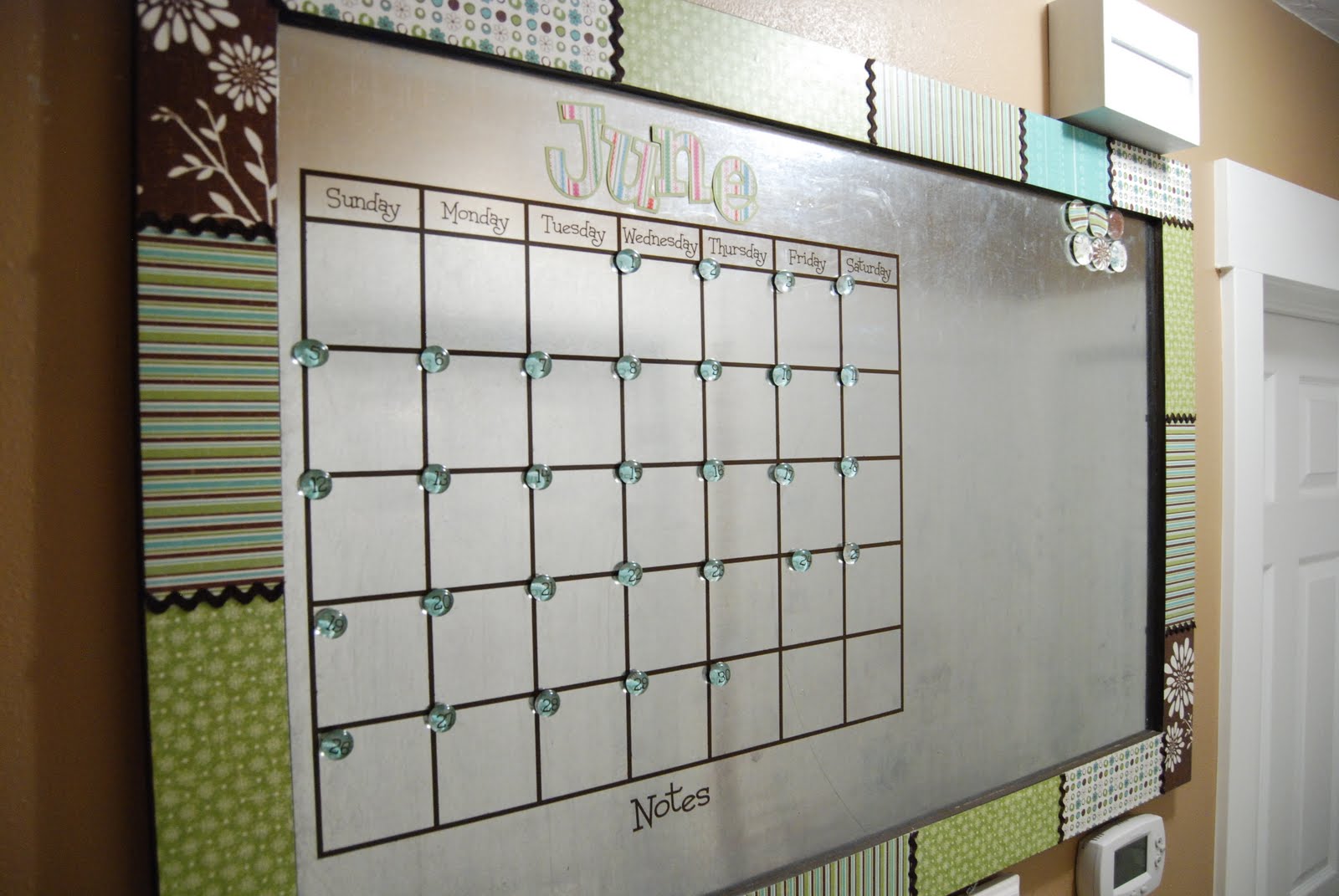 Oversized Dry Calendar Burton Avenue
