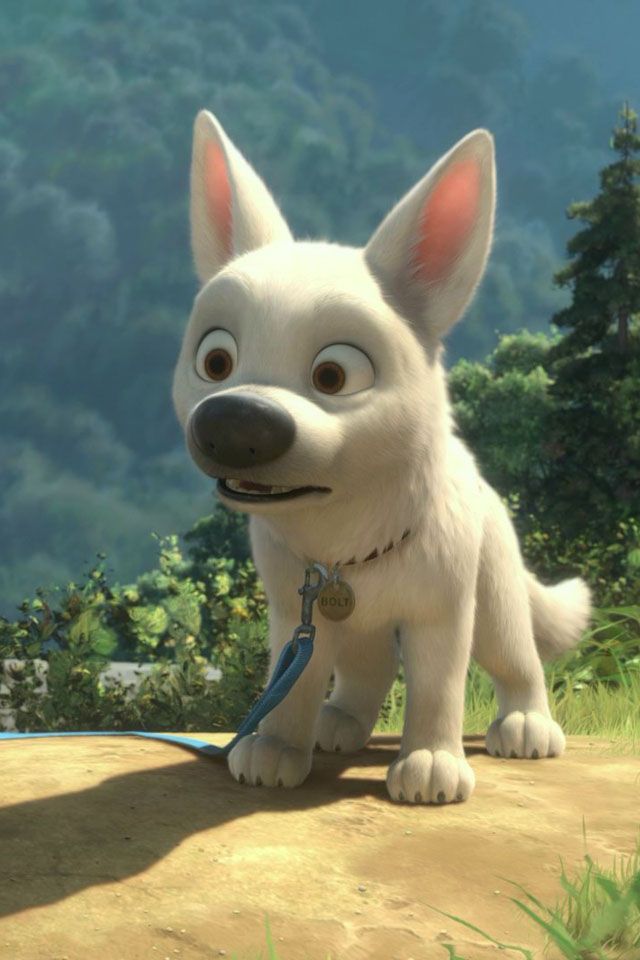 Animated Film Reviews Bolt (2008) Heartwarming Tale of a Seriously Deluded Dog