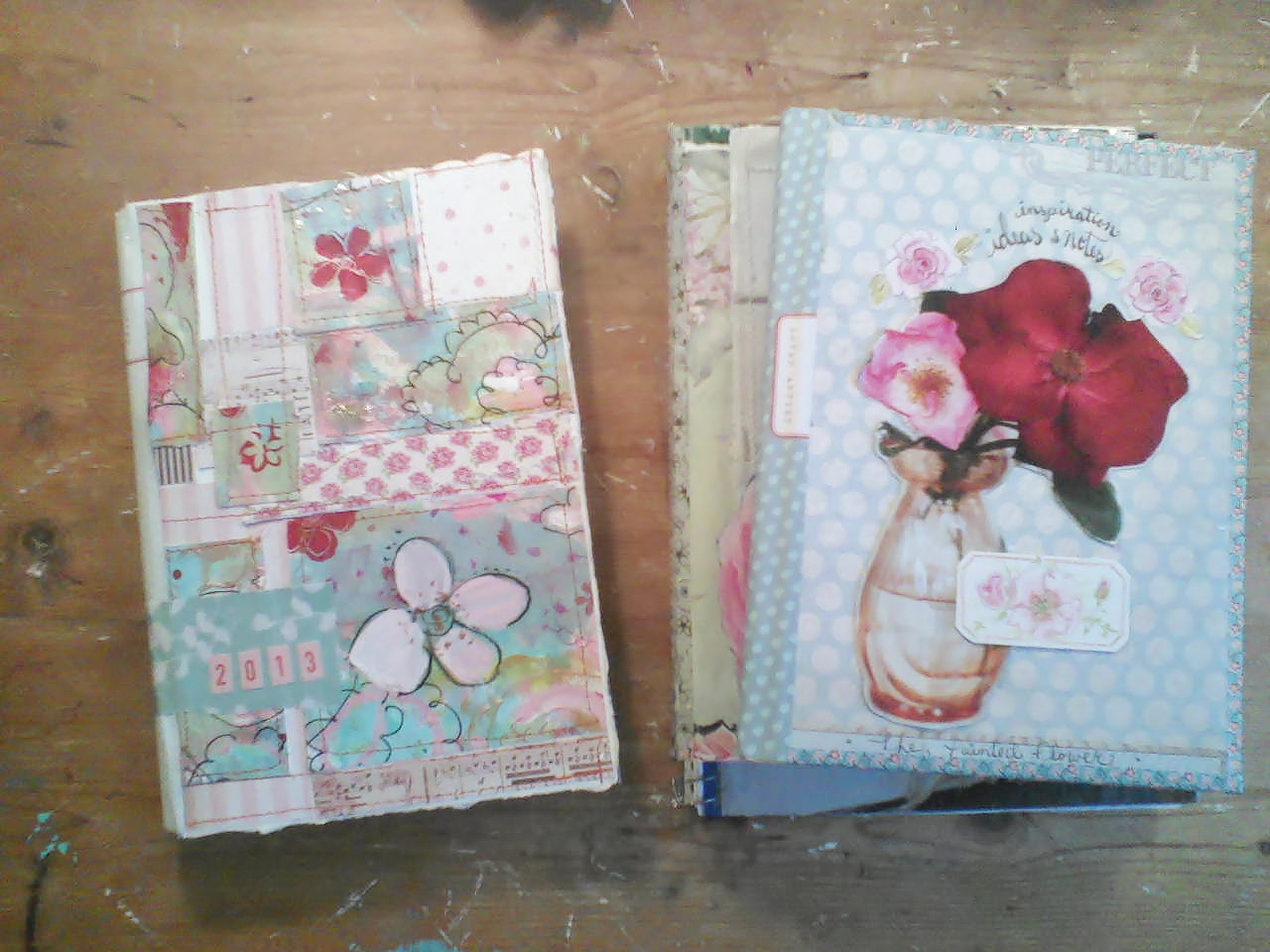 The Painted Flower Making Journals and Sketching
