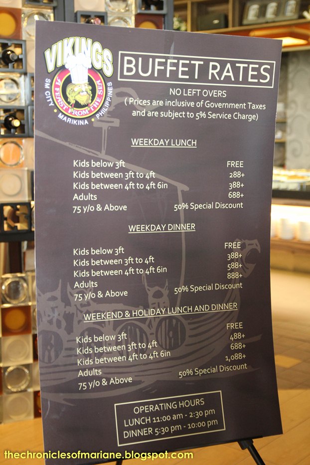 Vikings Marikina and North Edsa (Review) Eating like there’s no