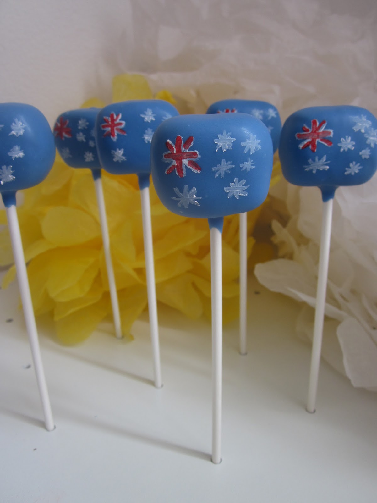 The Cake Pop Bakery Australian Flag Cake Pops