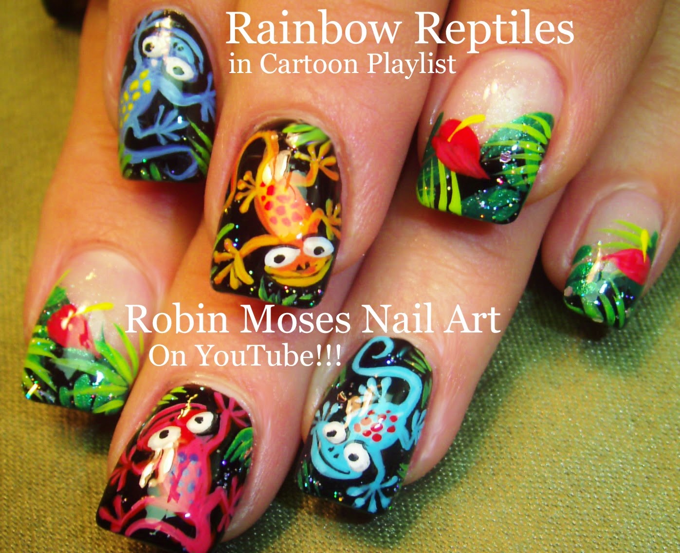 Robin Moses Nail Art Quotnail Artquot Quotlizard Nailsquot Quotgecko Nails Robin Moses Nail Art Quotnail Artquot Quotlizard Nailsquot Quotgecko Nails
