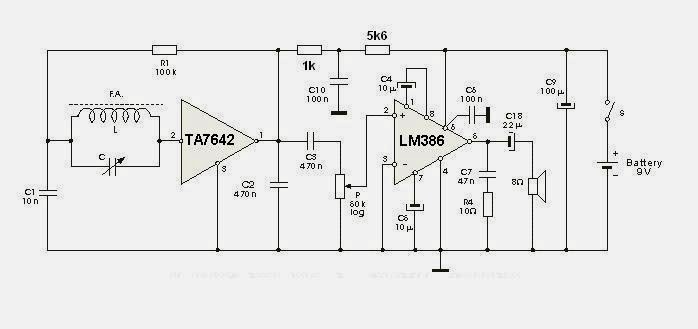 2 pezzi TA7642 Sostituisce mk484 zn414 zn484 AM radio circuit