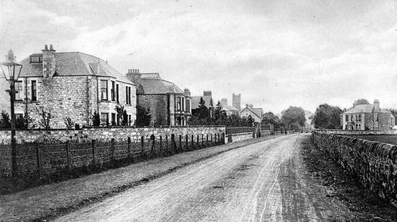 Tour Scotland Photographs Old Photograph Station Road Kinross